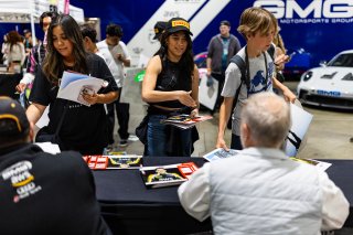 Autograph session at GT America, SRO America, Long Beach Grand Prix, Long Beach, CA, April 11-13, 2025.
 | Fabian Lagunas | www.lagunasphotography.com | For SRO Motorsports Group 2025