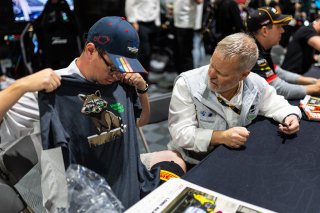 Autograph session at GT America, SRO America, Long Beach Grand Prix, Long Beach, CA, April 11-13, 2025.
 | Fabian Lagunas | www.lagunasphotography.com | For SRO Motorsports Group 2025