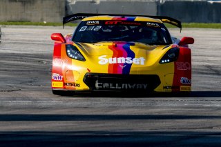 #70 Callaway Corvette Z06R GT3 of Mirco Schultis, MISHUMOTORS, GT America, SRO3, SRO America, Sebring International Raceway, Sebring, FL, May 2025.
 | Brian Cleary/SRO