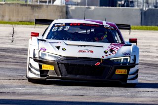 #56 Audi R8 LMS GT3 EVOII of Memo Gidley, SKI Autosports, GT America, SRO3, SRO America, Sebring International Raceway, Sebring, FL, May 2025.
 | Brian Cleary/SRO