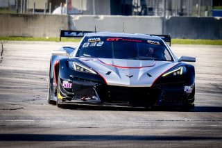 #50 Chevrolet Corvette Z06 GT3.R  of Ross Chouest, Chouest Povoledo Racing, GT America, SRO3, SRO America, Sebring International Raceway, Sebring, FL, May 2025.
 | Brian Cleary/SRO