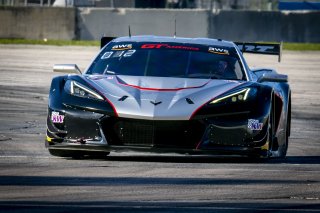 #50 Chevrolet Corvette Z06 GT3.R  of Ross Chouest, Chouest Povoledo Racing, GT America, SRO3, SRO America, Sebring International Raceway, Sebring, FL, May 2025.
 | Brian Cleary/SRO