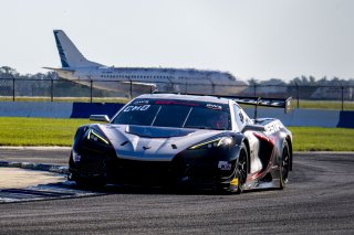 #50 Chevrolet Corvette Z06 GT3.R  of Ross Chouest, Chouest Povoledo Racing, GT America, SRO3, SRO America, Sebring International Raceway, Sebring, FL, May 2025.
 | Brian Cleary/SRO