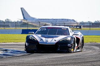 #50 Chevrolet Corvette Z06 GT3.R  of Ross Chouest, Chouest Povoledo Racing, GT America, SRO3, SRO America, Sebring International Raceway, Sebring, FL, May 2025.
 | Brian Cleary/SRO