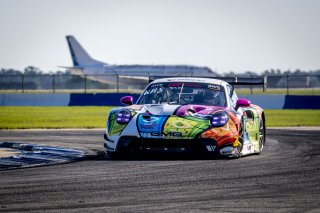 #32 Porsche 992 GT3-R of Kyle Washington, GMG Racing, GT America, SRO3, SRO America, Sebring International Raceway, Sebring, FL, May 2025.
 | Brian Cleary/SRO