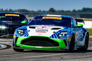 #39 Aston Martin Vantage AMR GT4 of Max Hewitt, van den Steur Racing, GT America, GT4, SRO America, Sebring International Raceway, Sebring, FL, May 2025.
 | Brian Cleary/SRO