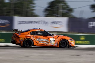 #69 Toyota Gazoo Racing GR Supra GT4 EVO2 of Anthony McIntosh, JTR Motorsports Enginring, GT America, GT4, SRO America, Sebring International Raceway, Sebring, FL, May 2025.
 | Brian Cleary/SRO