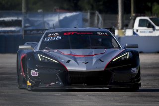 #50 Chevrolet Corvette Z06 GT3.R  of Ross Chouest, Chouest Povoledo Racing, GT America, SRO3, SRO America, Sebring International Raceway, Sebring, FL, May 2025.
 | Brian Cleary/SRO