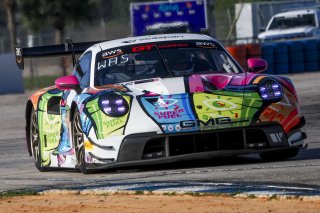 #32 Porsche 992 GT3-R of Kyle Washington, GMG Racing, GT America, SRO3, SRO America, Sebring International Raceway, Sebring, FL, May 2025.
 | Brian Cleary/SRO