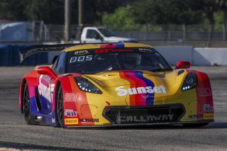 #70 Callaway Corvette Z06R GT3 of Mirco Schultis, MISHUMOTORS, GT America, SRO3, SRO America, Sebring International Raceway, Sebring, FL, May 2025.
 | Brian Cleary/SRO
