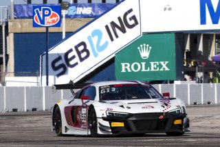 #56 Audi R8 LMS GT3 EVOII of Memo Gidley, SKI Autosports, GT America, SRO3, SRO America, Sebring International Raceway, Sebring, FL, May 2025.
 | Brian Cleary/SRO