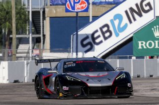 #50 Chevrolet Corvette Z06 GT3.R  of Ross Chouest, Chouest Povoledo Racing, GT America, SRO3, SRO America, Sebring International Raceway, Sebring, FL, May 2025.
 | Brian Cleary/SRO