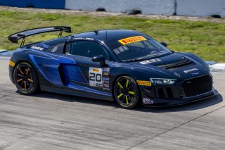 #20 Audi R8 GT4 LMS of Farhan Siddiqi, FASTMD Racing with Remstar, GT America, GT4, SRO America, Sebring International Raceway, Sebring, FL, May 2025.
 | Brian Cleary/SRO