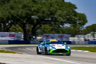 #39 Aston Martin Vantage AMR GT4 of Max Hewitt, van den Steur Racing, GT America, GT4, SRO America, Sebring International Raceway, Sebring, FL, May 2025.
 | Brian Cleary/SRO