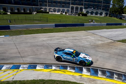 #39 Aston Martin Vantage AMR GT4 of Max Hewitt, van den Steur Racing, GT America, GT4, SRO America, Sebring International Raceway, Sebring, FL, May 2025.
 | Brian Cleary/SRO