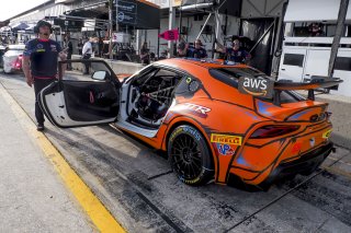 #69 Toyota Gazoo Racing GR Supra GT4 EVO2 of Anthony McIntosh, JTR Motorsports Enginring, GT America, GT4, SRO America, Sebring International Raceway, Sebring, FL, May 2025.
 | Brian Cleary/SRO