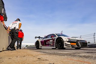 #56 Audi R8 LMS GT3 EVOII of Memo Gidley, SKI Autosports, GT America, SRO3, SRO America, Sebring International Raceway, Sebring, FL, May 2025.
 | Brian Cleary/SRO