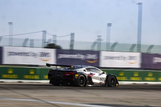 #50 Chevrolet Corvette Z06 GT3.R  of Ross Chouest, Chouest Povoledo Racing, GT America, SRO3, SRO America, Sebring International Raceway, Sebring, FL, May 2025.
 | Brian Cleary/SRO