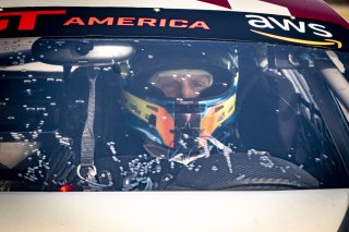 #56 Audi R8 LMS GT3 EVOII of Memo Gidley, SKI Autosports, GT America, SRO3, SRO America, Sebring International Raceway, Sebring, FL, May 2025.
 | Brian Cleary/SRO