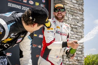 #56 Audi R8 LMS GT3 EVOII of Memo Gidley, SKI Autosports, GT America, SRO3, SRO America, Sebring International Raceway, Sebring, FL, May 2025.
 | Brian Cleary/SRO