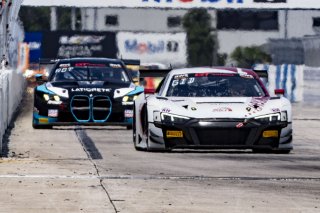#56 Audi R8 LMS GT3 EVOII of Memo Gidley, SKI Autosports, GT America, SRO3, SRO America, Sebring International Raceway, Sebring, FL, May 2025.
 | Brian Cleary/SRO