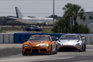 #69 Toyota Gazoo Racing GR Supra GT4 EVO2 of Anthony McIntosh, JTR Motorsports Enginring, GT America, GT4, SRO America, Sebring International Raceway, Sebring, FL, May 2025.
 | Brian Cleary/SRO