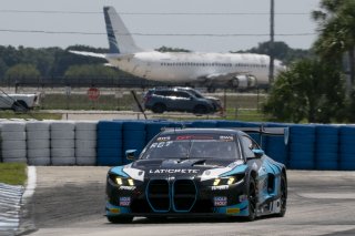 #29 BMW M4 GT3 of Justin Rothberg, Turner Motorsport, GT America, SRO3, SRO America, Sebring International Raceway, Sebring, FL, May 2025.
 | Brian Cleary/SRO