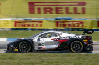 #50 Chevrolet Corvette Z06 GT3.R  of Ross Chouest, Chouest Povoledo Racing, GT America, SRO3, SRO America, Sebring International Raceway, Sebring, FL, May 2025.
 | Brian Cleary/SRO