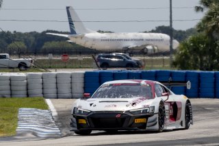 #56 Audi R8 LMS GT3 EVOII of Memo Gidley, SKI Autosports, GT America, SRO3, SRO America, Sebring International Raceway, Sebring, FL, May 2025.
 | Brian Cleary/SRO