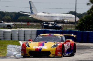#70 Callaway Corvette Z06R GT3 of Mirco Schultis, MISHUMOTORS, GT America, SRO3, SRO America, Sebring International Raceway, Sebring, FL, May 2025.
 | Brian Cleary/SRO