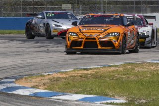 #69 Toyota Gazoo Racing GR Supra GT4 EVO2 of Anthony McIntosh, JTR Motorsports Enginring, GT America, GT4, SRO America, Sebring International Raceway, Sebring, FL, May 2025.
 | Brian Cleary/SRO