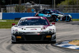 #56 Audi R8 LMS GT3 EVOII of Memo Gidley, SKI Autosports, GT America, SRO3, SRO America, Sebring International Raceway, Sebring, FL, May 2025.
 | Brian Cleary/SRO