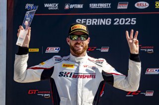 #56 Audi R8 LMS GT3 EVOII of Memo Gidley, SKI Autosports, GT America, SRO3, SRO America, Sebring International Raceway, Sebring, FL, May 2025.
 | Brian Cleary/SRO
