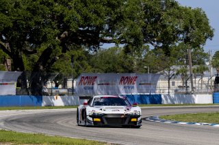#56 Audi R8 LMS GT3 EVOII of Memo Gidley, SKI Autosports, GT America, SRO3, SRO America, Sebring International Raceway, Sebring, FL, May 2025.
 | Brian Cleary/SRO