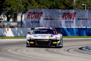 #56 Audi R8 LMS GT3 EVOII of Memo Gidley, SKI Autosports, GT America, SRO3, SRO America, Sebring International Raceway, Sebring, FL, May 2025.
 | Brian Cleary/SRO