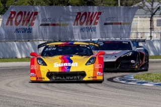 #70 Callaway Corvette Z06R GT3 of Mirco Schultis, MISHUMOTORS, GT America, SRO3, SRO America, Sebring International Raceway, Sebring, FL, May 2025.
 | Brian Cleary/SRO