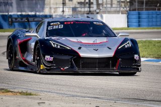 #50 Chevrolet Corvette Z06 GT3.R  of Ross Chouest, Chouest Povoledo Racing, GT America, SRO3, SRO America, Sebring International Raceway, Sebring, FL, May 2025.
 | Brian Cleary/SRO