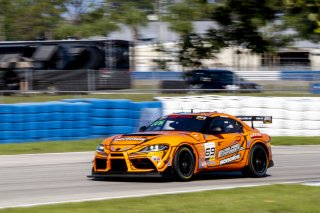 #69 Toyota Gazoo Racing GR Supra GT4 EVO2 of Anthony McIntosh, JTR Motorsports Enginring, GT America, GT4, SRO America, Sebring International Raceway, Sebring, FL, May 2025.
 | Brian Cleary/SRO