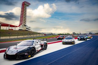#50 Chevrolet Corvette Z06 GT3.R  of Ross Chouest, Chouest Povoledo Racing, GT America, SRO3, SRO America, Circuit fo the Americas, Austin, TX, April 2025.
 | Brian Cleary/SRO