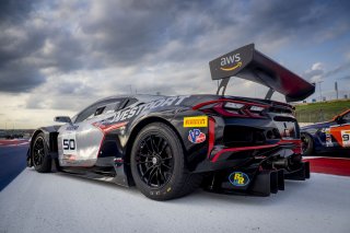 #50 Chevrolet Corvette Z06 GT3.R  of Ross Chouest, Chouest Povoledo Racing, GT America, SRO3, SRO America, Circuit fo the Americas, Austin, TX, April 2025.
 | Brian Cleary/SRO