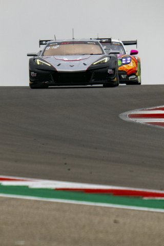 #50 Chevrolet Corvette Z06 GT3.R  of Ross Chouest, Chouest Povoledo Racing, GT America, SRO3, SRO America, Circuit fo the Americas, Austin, TX, April 2025.
 | Brian Cleary/SRO