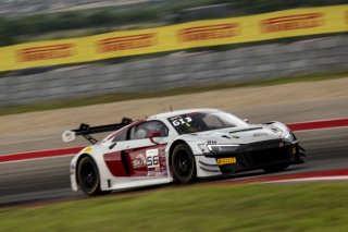 #56 Audi R8 LMS GT3 EVOII of Memo Gidley, SKI Autosports, GT America, SRO3, SRO America, Circuit fo the Americas, Austin, TX, April 2025.
 | Brian Cleary/SRO