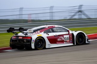 #56 Audi R8 LMS GT3 EVOII of Memo Gidley, SKI Autosports, GT America, SRO3, SRO America, Circuit fo the Americas, Austin, TX, April 2025.
 | Brian Cleary/SRO