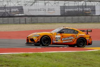 #69 Toyota Gazoo Racing GR Supra GT4 EVO2 of Anthony McIntosh, JTR Motorsports Enginring, GT America, GT4, SRO America, Circuit fo the Americas, Austin, TX, April 2025.
 | Brian Cleary/SRO