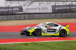 #47 Porsche 718 Cayman GT4 RS Clubsport of Matt Travis, NOLASPORT, GT America, GT4, SRO America, Circuit fo the Americas, Austin, TX, April 2025.
 | Brian Cleary/SRO