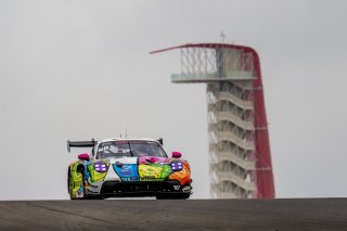 #32 Porsche 992 GT3-R of Kyle Washington, GMG Racing, GT America, SRO3, SRO America, Circuit fo the Americas, Austin, TX, April 2025.
 | Brian Cleary/SRO