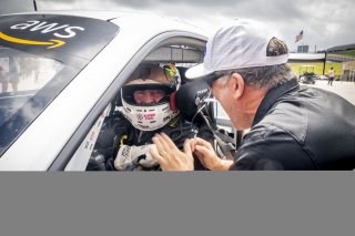 #32 Porsche 992 GT3-R of Kyle Washington, GMG Racing, GT America, SRO3, SRO America, Circuit fo the Americas, Austin, TX, April 2025.
 | Brian Cleary/SRO