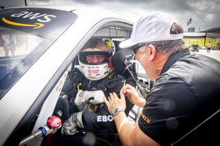 #32 Porsche 992 GT3-R of Kyle Washington, GMG Racing, GT America, SRO3, SRO America, Circuit fo the Americas, Austin, TX, April 2025.
 | Brian Cleary/SRO