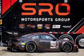 #216 Porsche 992 GT3 R of Jon Manship, Wright Motorsports, GT America, SRO3, SRO America, Circuit of the Americas, Austin, TX, April 2025.
 | Brian Cleary/SRO
