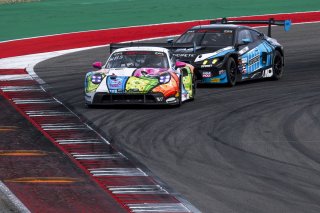 #32 Porsche 992 GT3-R of Kyle Washington, GMG Racing, GT America, SRO3, SRO America, Circuit of the Americas, Austin, TX, April 2025.
 | Brian Cleary/SRO